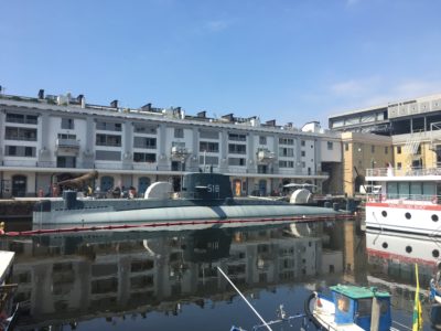 Nazario Sauro, Sommergibile a Genova